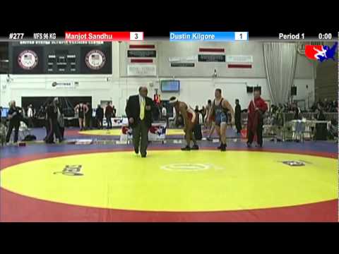 Schultz MFS 96 KG Champ. Round 1: Manjot Sandhu (Canada) vs. Dustin Kilgore (Sunkist Kids)