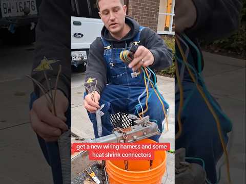 Cheap & Easy fix for broken trailer wiring #tools #wiring #electrical #reno ren