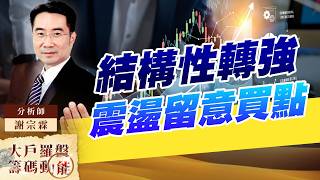 結構性轉強 震盪留意買點｜大戶羅盤籌碼動能 ｜謝宗霖
