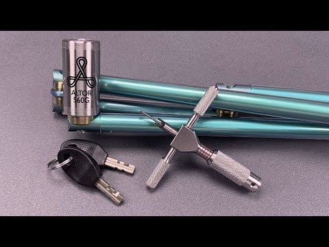 1063] ￥180チタンバイクロックピックド（アルトール560G ([1063] $180 Titanium Bike Lock Picked (Altor 560G))