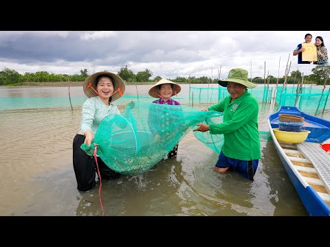 Catching fish & fruit in flood season, enjoying countryside dishes