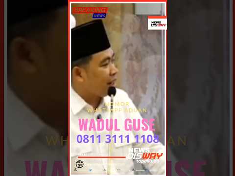 Wadul Guse Fawait Bisa Lewat Whatsapps 0811 3111 1108