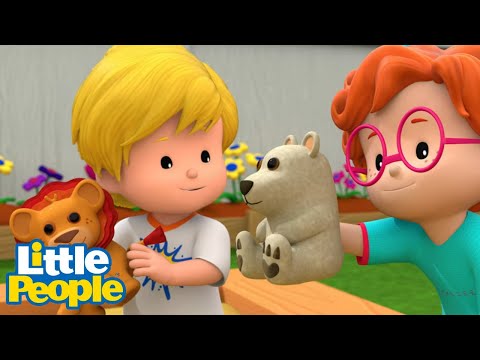 Little People | Ep 49 | Firehouse Four // A Place For Friendly Friends - Kids TV Series, Kingdom Kids Zone - Little People - Fisher Price