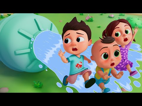 Su Oyunu Şarkısı 💦 Komik Çocuk Şarkısı ve Daha Fazla Eğlenceli Çizgi Film 😄 Mini Mini Kids