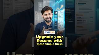 Upgrade Your Resume In 2026 | Simple Resume Tips To Get More Interview Calls | #Shorts #Simplilearn