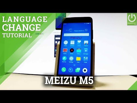 Change Language in MEIZU M5 - List of Languages