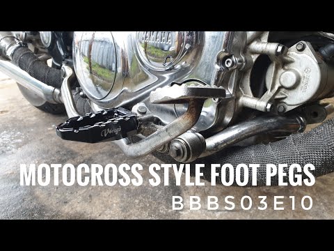 BBBs03e10 | eBay CNC Aluminium Wide Motocross Style Foot Pegs for Virago XV750 from bobmoto-au