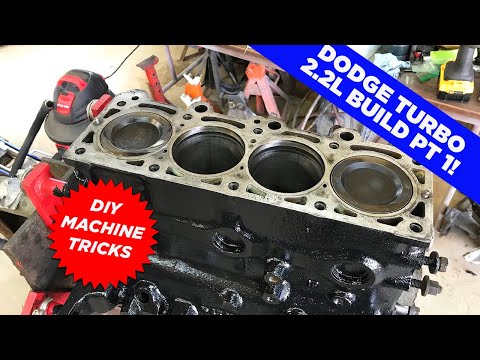 ANLEITUNG: GÜNSTIGER SELBSTBAU EINES 2,2L/2,5L DODGE TURBO SHORT BLOCKS. TRICKS FÜR KURBELWELLE, ...