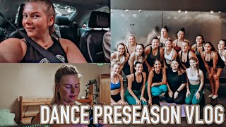COLLEGE DANCE TEAM PRESEASON VLOG | Bryant University Dance Team