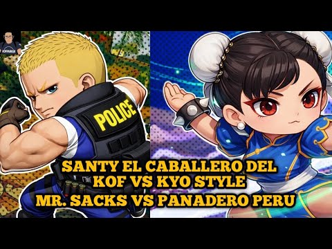 (FATAL FURY CITY OF THE WOLVES)  EL CABALLERO DEL KOF VS KYO STYLE Y MR. SACKS VS EL PANADERO PERU