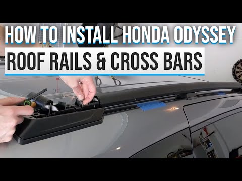 2020 Honda Odyssey Roof Rails and Cross Bars Install for models 2018-2020 | DIY roof rack