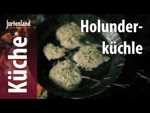 Kochen am Lagerfeuer - Holunderküchle - Jurtenland