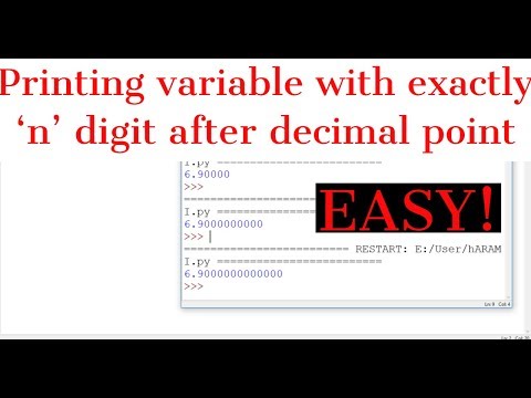 30 Python Tutorial Variable With N Digit After Decimal Point In Python