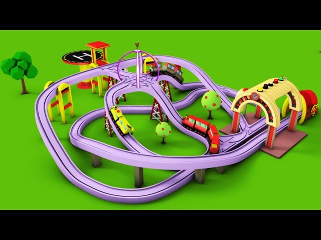 toy train factory videos