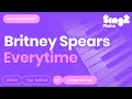 Britney Spears - Everytime (Karaoke Piano)