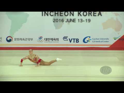 SILVA Sara (POR) - 2016 Aerobic Worlds, Incheon (KOR) - Qualifications Individual Women