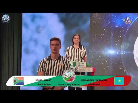 Swart Henro vs Yersaiyn Meirambek | Up to 65 kg | XLVI WORLD ARMWRESTLING CHAMPIONSHIP | 2025