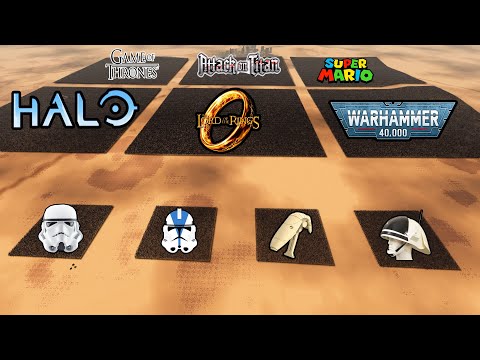 Every Star Wars Army VS Every FANTASY ARMY! - UEBS 2: Ultimate Epic Battle Simulator 2