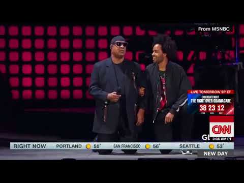 Stevie Wonder clashe Donald Trump