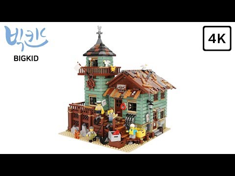 LEGO Ideas 21310 Old Fishing Store - Lego Speed Build 4K