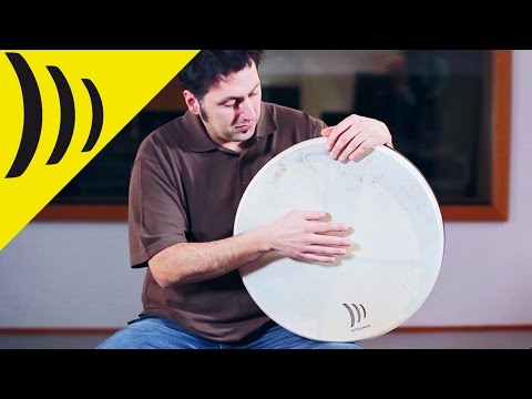 Frame Drum Natural 20'' / Rahmentrommel 20'' mit Haltekreuz  / Schlagwerk RTS52 // Murat Coşkun