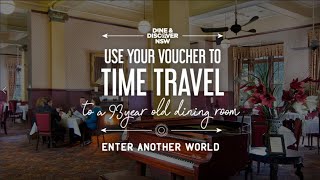 Jenolan Caves. Use your Dine & Discover voucher to time travel to a 93 year old dining room.