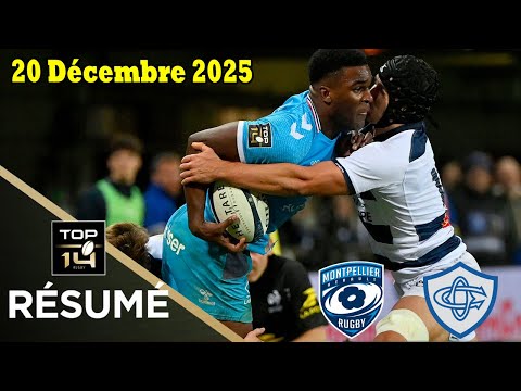 TOP14: Résumé partie complète Montpellier Herault vs Castres Olympique :J12 - Saison 2025/2026