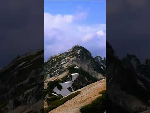 中央アルプス天王山アルプスの位置図。