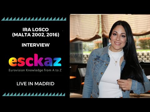 ESCKAZ in Madrid: Interview with Ira Losco (Malta 2002, 2016) (at PrePartyES 2019)