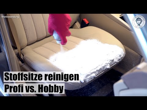 Cleaning fabric seats I 2 methods I Hobby vs. professional I AUTOLACKAFFEN