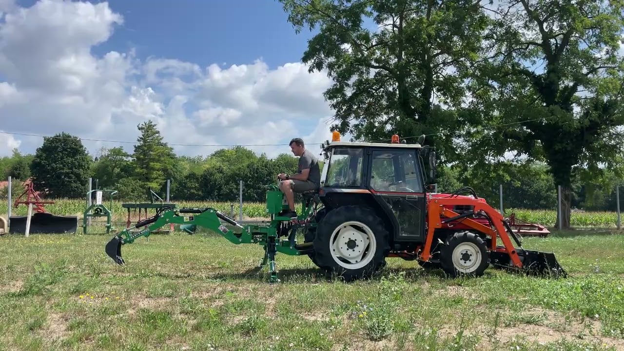 Új Árokásó 18LE-től Függesztett Kardánhajtású Saját Hidraulika Szivattyúval japán traktor kistraktor