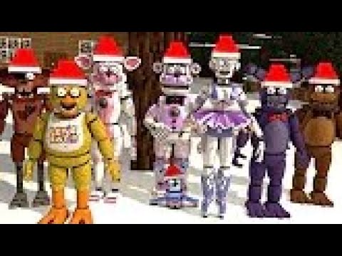 FNAF Monster School: Christmas and Presents - Minecraft Animation (Resubido)