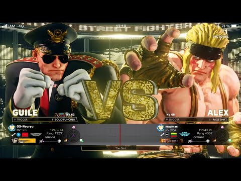 OS-Nouryu (Guile) vs maumas (Alex) Ranking SF5 3.5