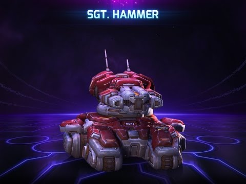 [BETA] Heroes of the Storm - Sgt. Hammer (marreta) Prática (análise) Pt-BR [HD]