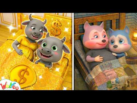 Rich Mom Vs Poor Mom 🤰 Caring Pregnant Song | Kids Songs & Nursery Rhymes for Toddlers