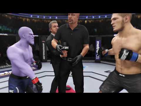 Lil Thanos vs. Khabib Nurmagomedov (EA Sports UFC 3) - Crazy UFC 👊🤪