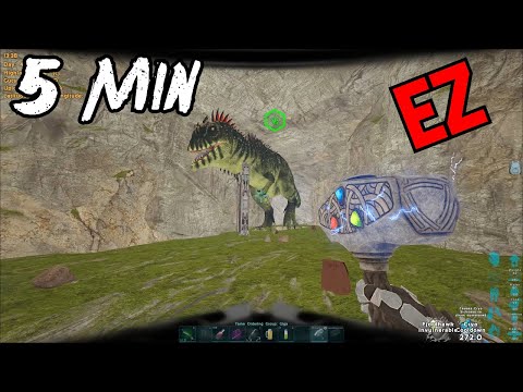 Taming The CARCHARODONTOSAURUS NEW DINO | Pro Tips | Ark Official PvP 🍭
