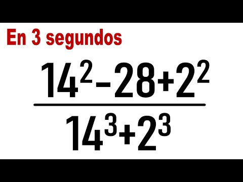 OPERACIÓN ARITMÉTICA EN 3 SEGUNDOS. Matemáticas Básicas