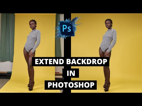 How To: Extend Backdrop in Photoshop The Easy Way | Photoshop 2021 [ Ghananie Photography]