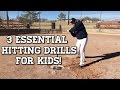 3 ESSENTIAL Baseball Hitting Drills For Kids