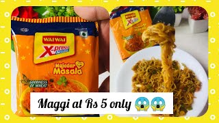 Wai wai at rs5😲😱|| maggi noodles|| review of wai wai noodles only at 5₹ #waiwainoodles #maggi