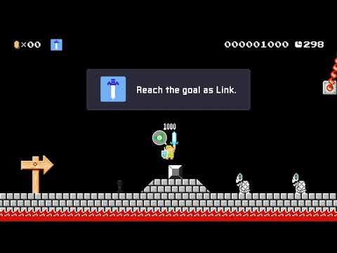Adventure Time Link II by &Olive& ~ First Clear! - Super Mario Maker 2 - No Commentary 1bz