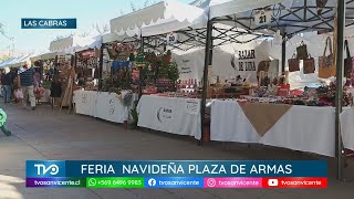 Feria Navideña en plaza de armas de Las Cabras