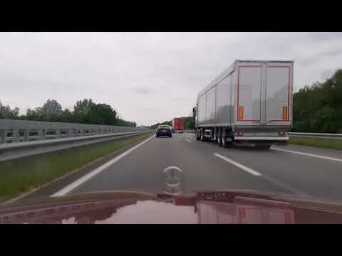 Driving on the German Autobahn Time lapse! 🇩🇪