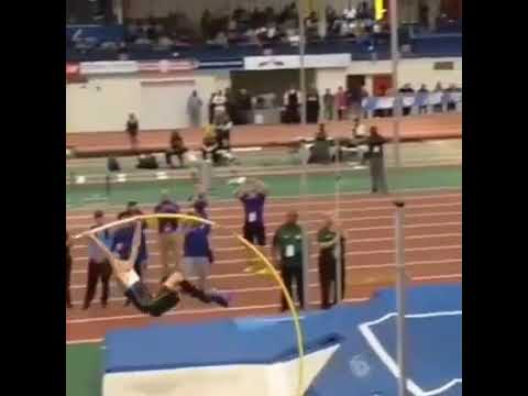 Renaud Levilleni breaking Sergei Bubka's 21 year old world record