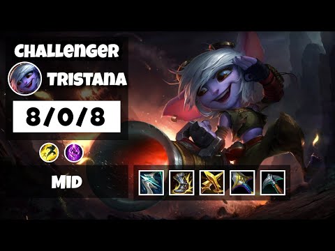 Tristana Mid 11.17 Challenger Gameplay S11 (8/0/8) - NA