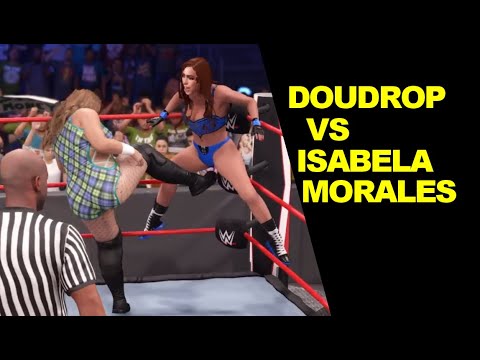 WWE 2K22 Doudrop vs Isabela Morales - No Holds Barred
