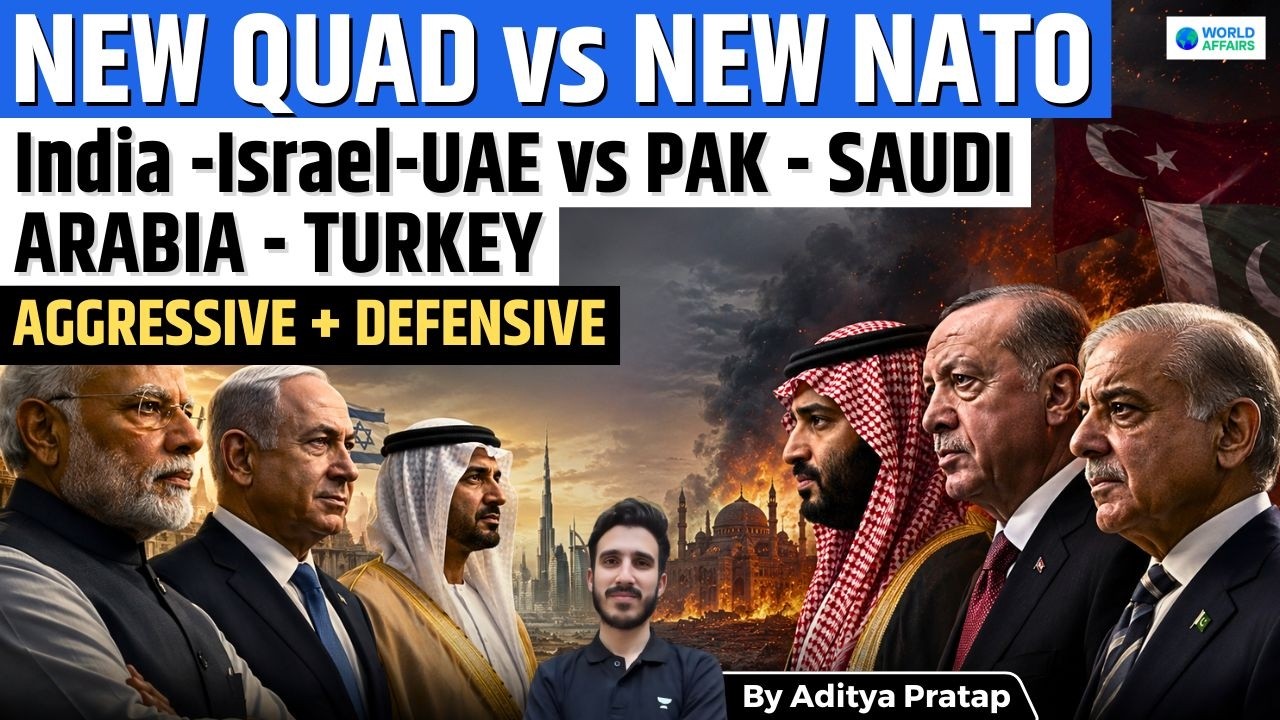 Pakistan-Saudi-Turkey ‘New NATO’: India’s New Quad With Israel, UAE & Japan?