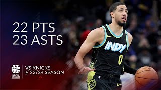 [高光] Tyrese Haliburton  22 Pts 23 Asts