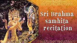 Download lagu Śrī Brahma saṁhitā recitation mp3 Download lagu Śrī Brahma saṁhitā recitation mp3